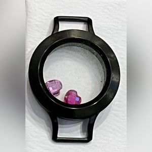 Origami Owl Bracelet Charm Holder with Crystals